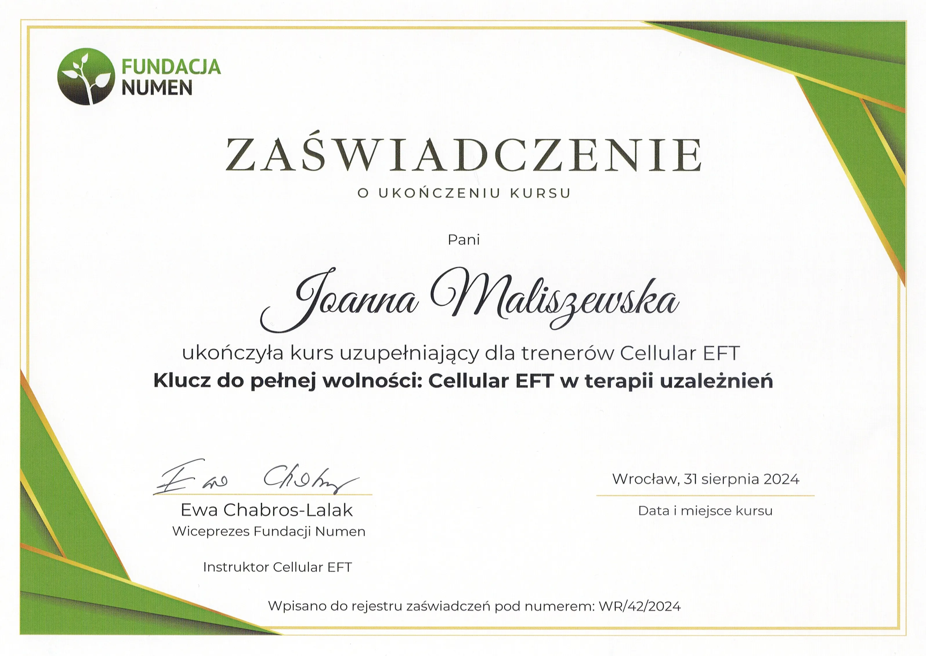 Zaświadczenie – Cellular